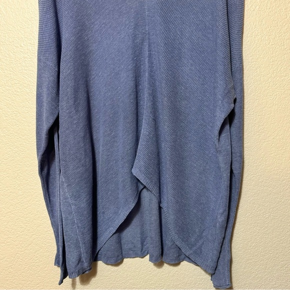 Eileen Fisher Lightweight V-neck Organic Linen Blend Sweater Tunic Size L - Picture 8 of 8